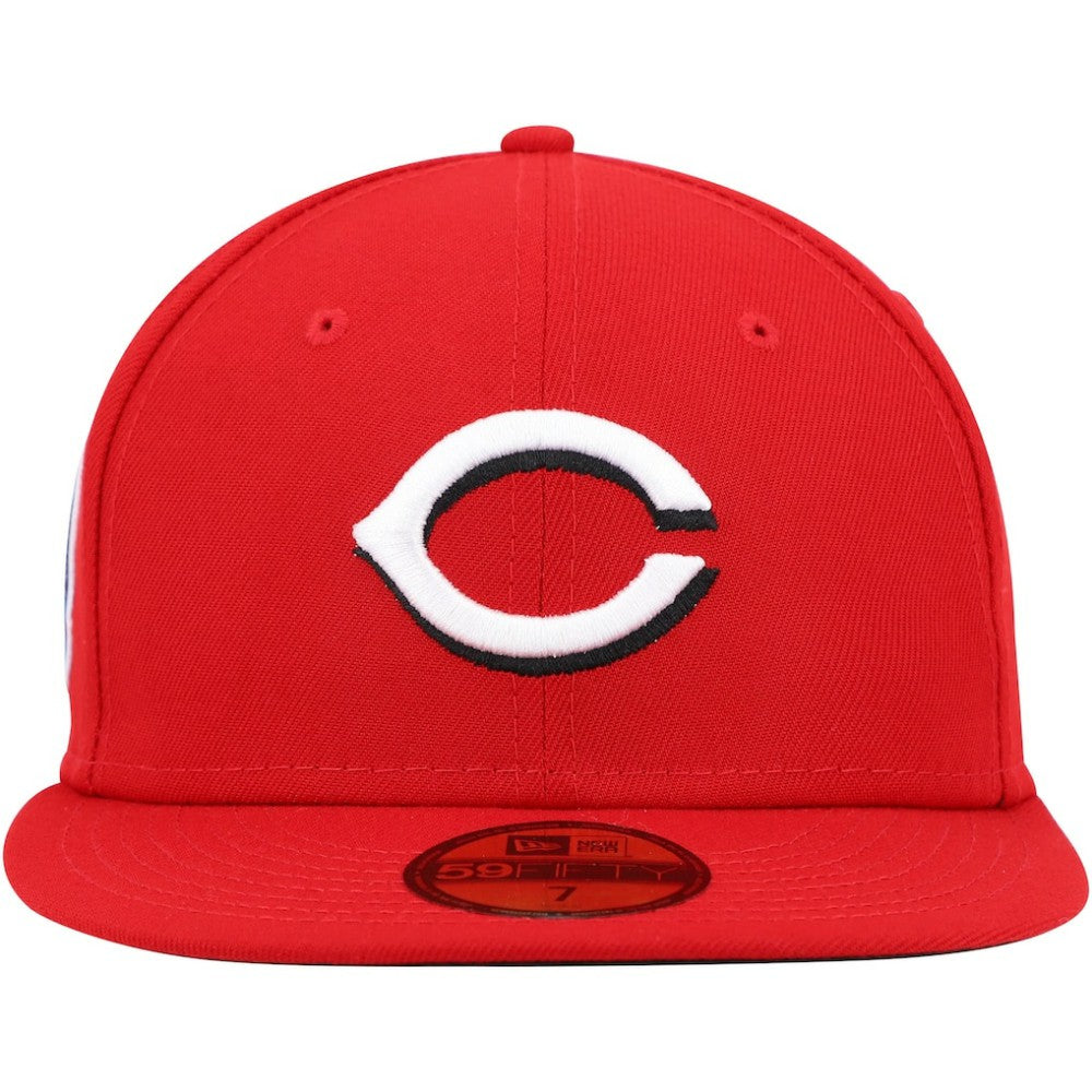 MLB Cincinnati Reds New Era 9/11 Memorial Side Patch 59FIFTY Fitted Hat