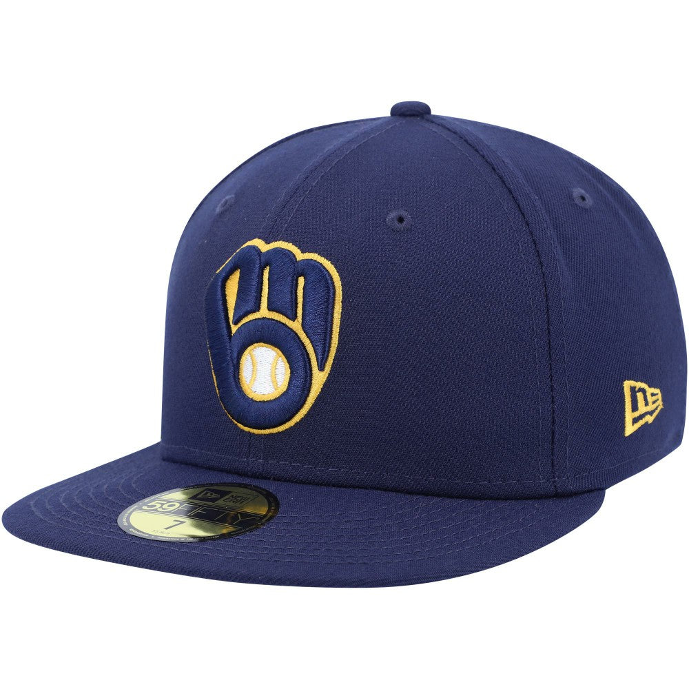 MLB Milwaukee Brewers New Era 9/11 Memorial Side Patch 59FIFTY Fitted Hat