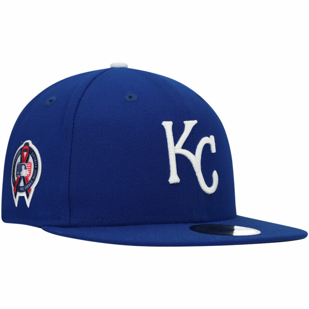 MLB Kansas City Royals New Era 9/11 Memorial Side Patch 59FIFTY Fitted Hat