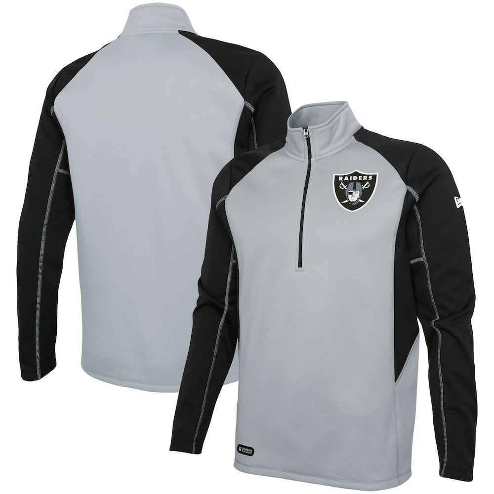 Combine Authentic Two-a-Days Half-Zip Jacket - Las Vegas Raiders