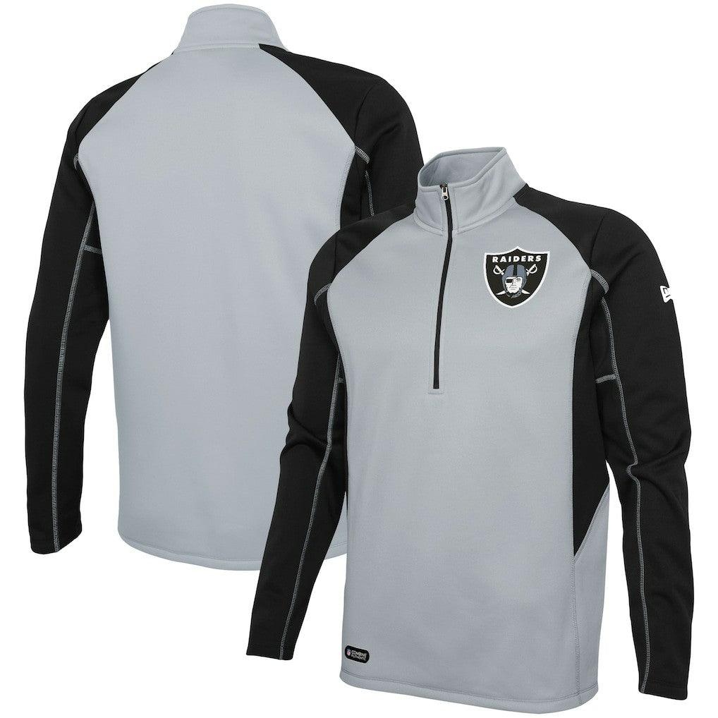 Combine Authentic Two-a-Days Half-Zip Jacket - Las Vegas Raiders