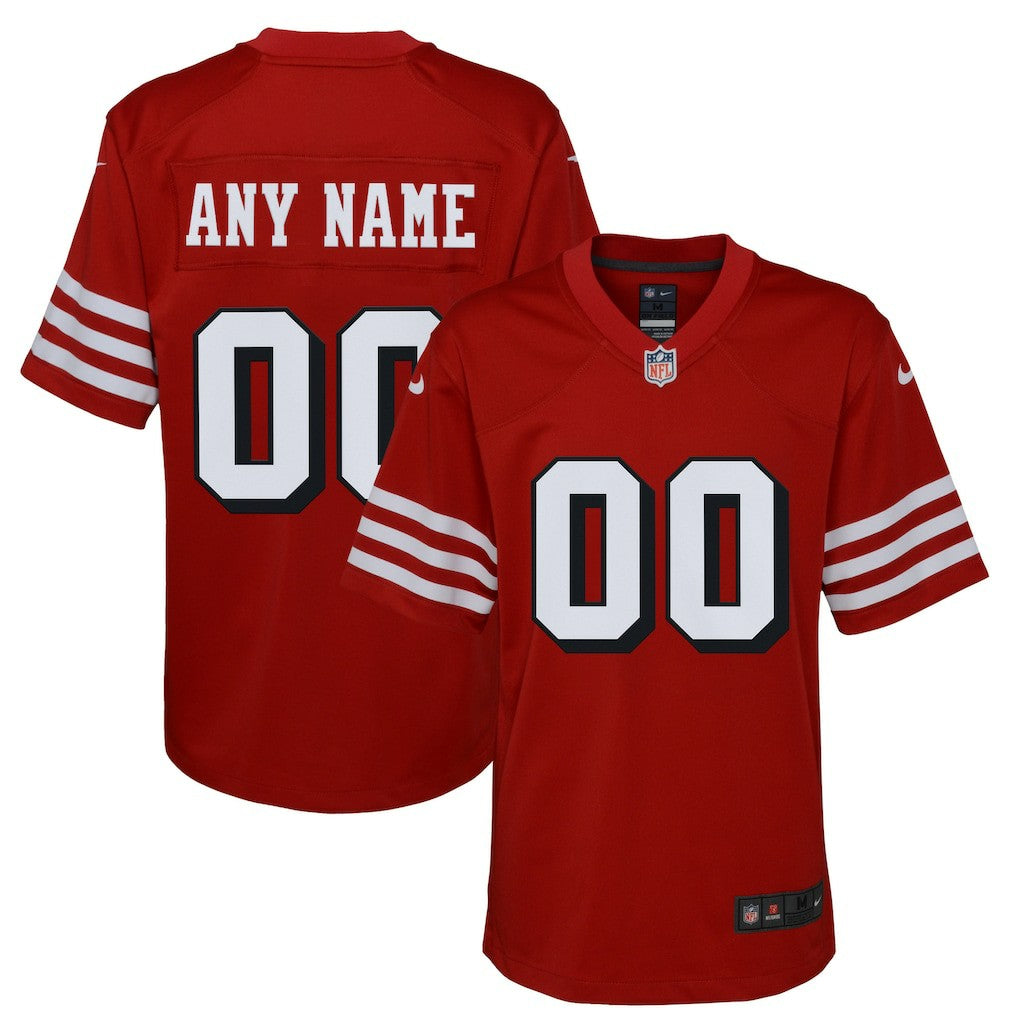 Youth Alternate Custom Game Jersey - San Francisco 49ers