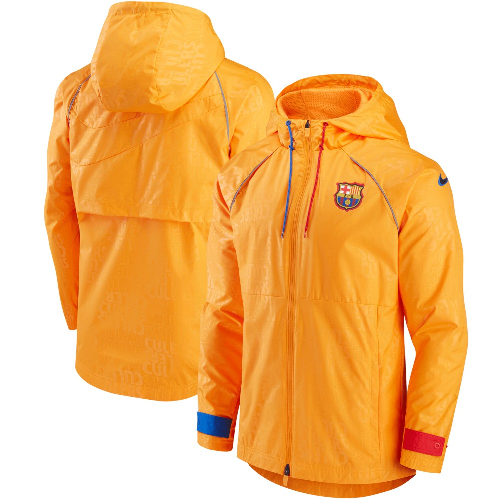 Barcelona All-Weather Full-Zip Jacket - Nike Orange