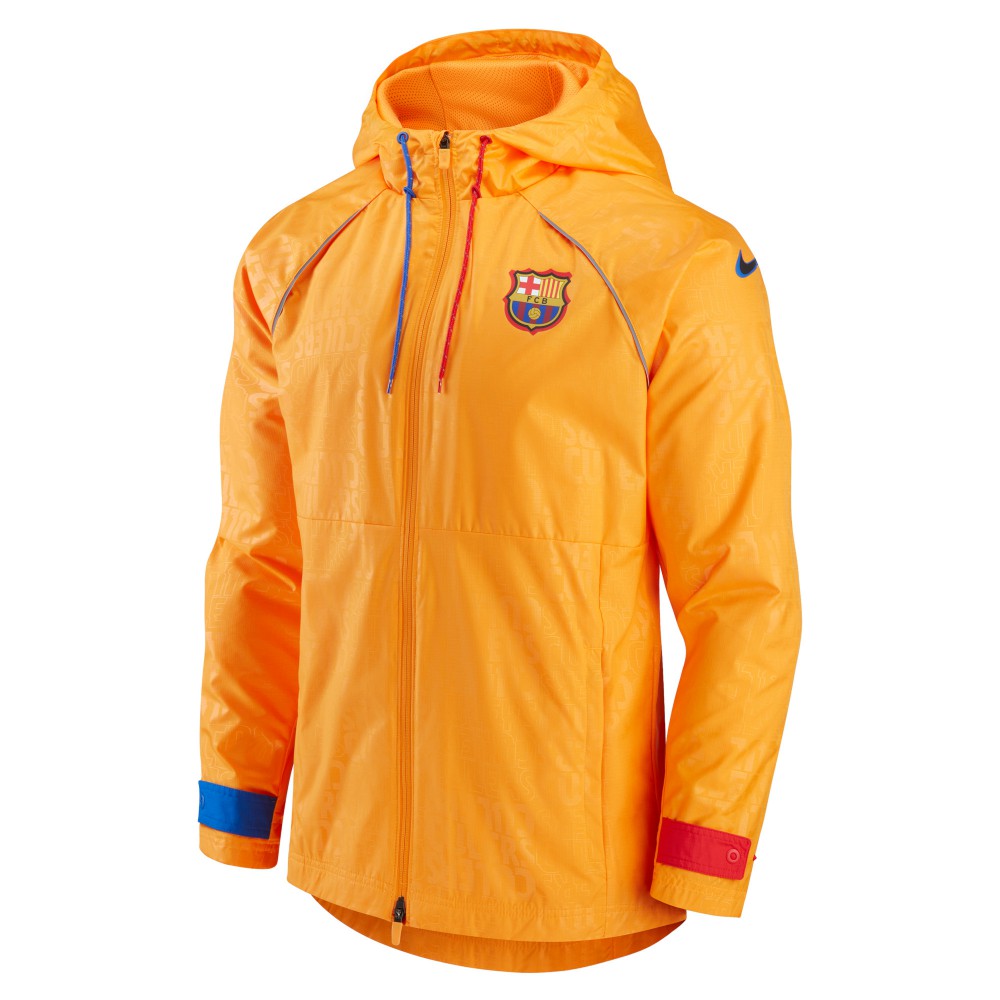 Barcelona All-Weather Full-Zip Jacket - Nike Orange