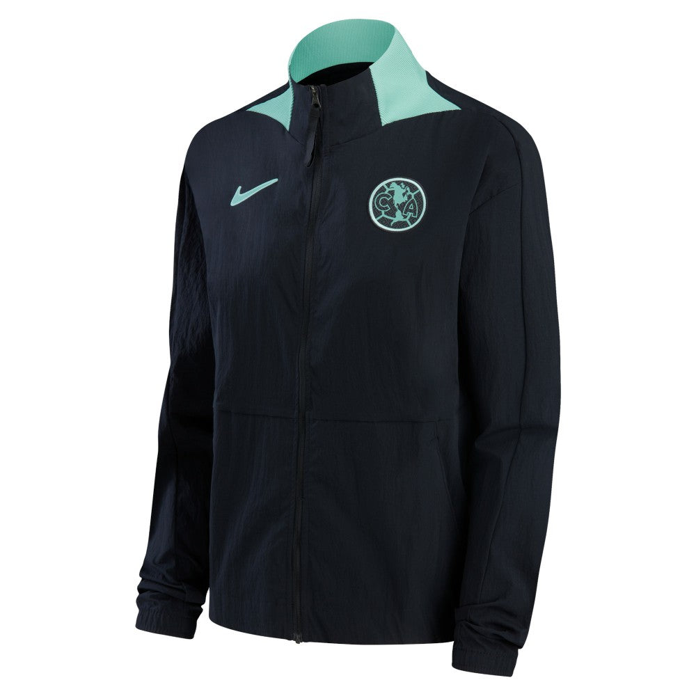 Club America Women's Anthem Raglan Full-Zip Jacket - Nike Black