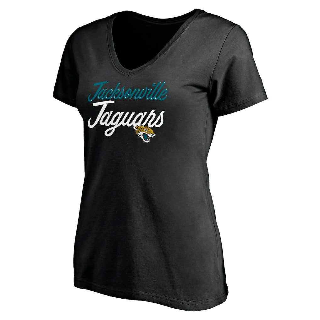 Women's Long Stride V-Neck T-Shirt - Jacksonville Jaguars