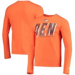 Combine Authentic Static Abbreviation Long Sleeve T-Shirt - Denver Broncos
