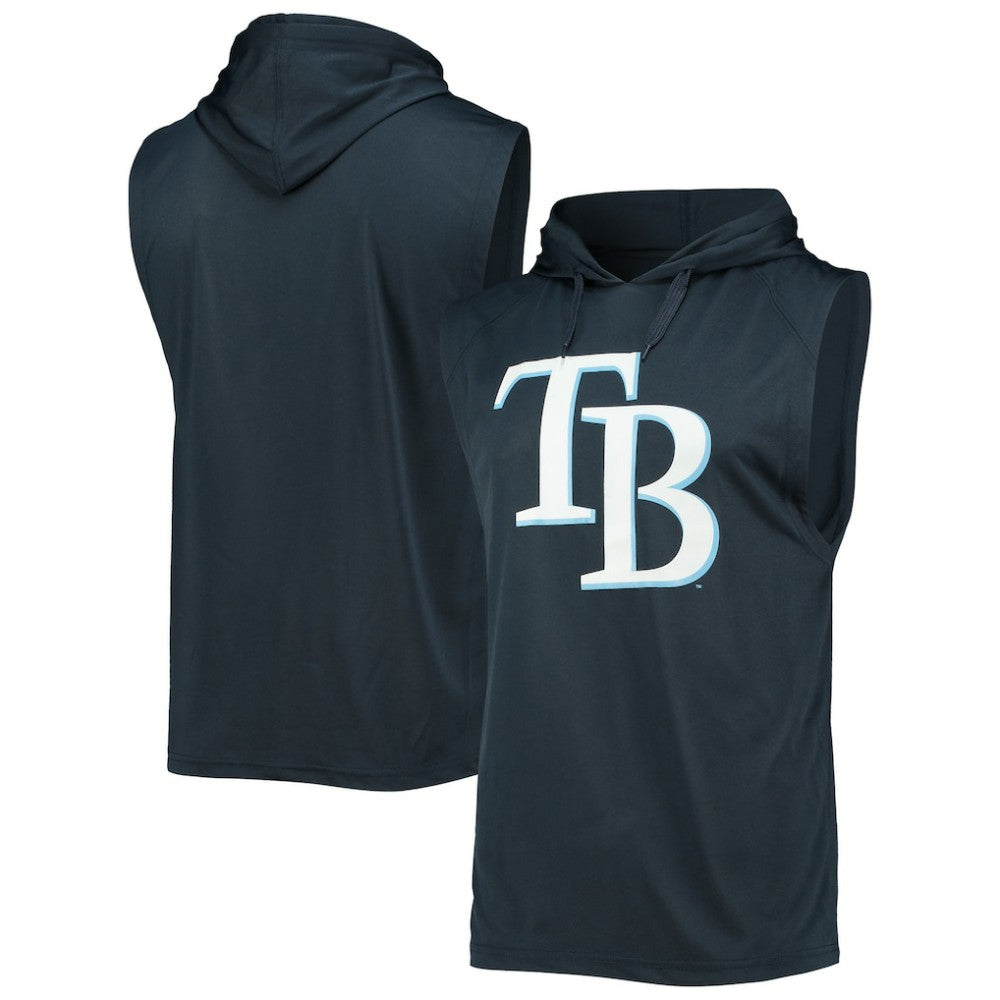 MLB Tampa Bay Rays Stitches Sleeveless Pullover Hoodie
