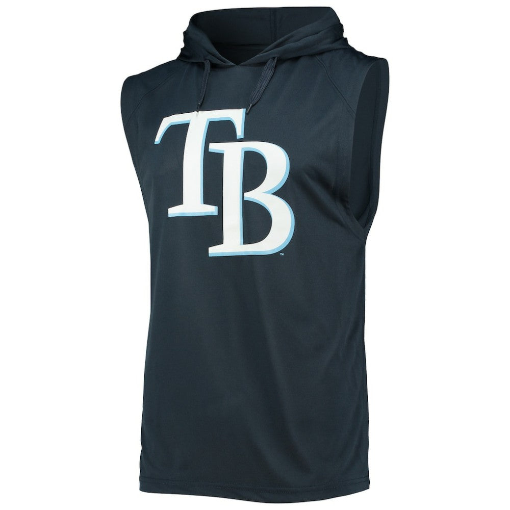 MLB Tampa Bay Rays Stitches Sleeveless Pullover Hoodie
