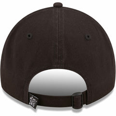 MLB Miami Marlins New Era Black On Black Core Classic 2.0 9TWENTY Adjustable Hat