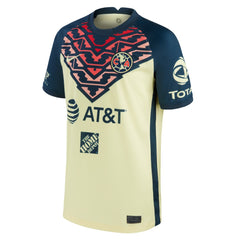 Club America Youth 2021/22 Home Breathe Stadium Replica Jersey - Nike Yellow