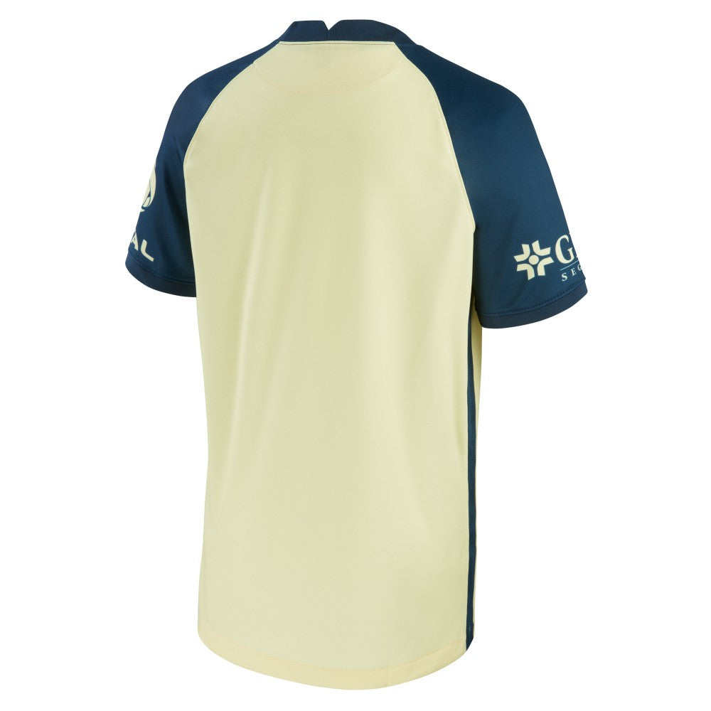 Club America Youth 2021/22 Home Breathe Stadium Replica Jersey - Nike Yellow