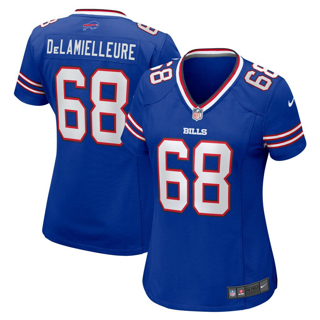 Joe DeLamielleure  Women's Game Retired Player Jersey - Buffalo Bills