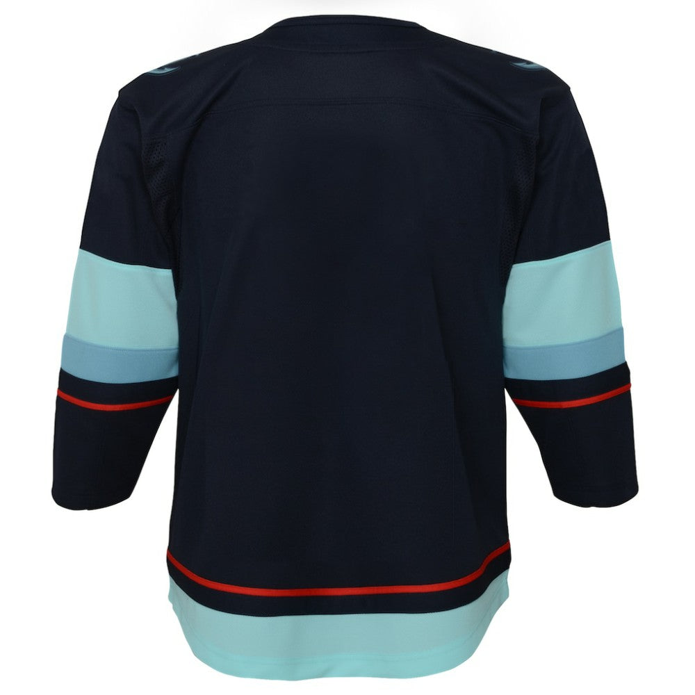 NHL Navy Seattle Kraken Youth Home Premier Jersey