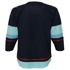 NHL Navy Seattle Kraken Youth Home Premier Jersey