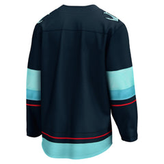 NHL Deep Sea Blue Seattle Kraken Fanatics Home Breakaway Jersey