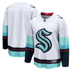 NHL White Seattle Kraken Fanatics Away Breakaway Jersey