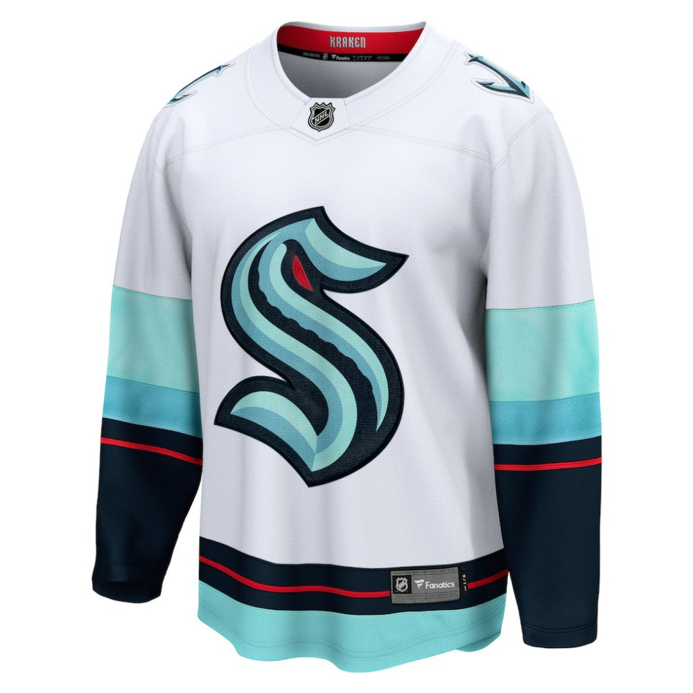 NHL White Seattle Kraken Fanatics Away Breakaway Jersey