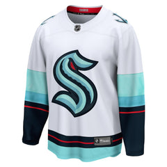 NHL White Seattle Kraken Fanatics Away Breakaway Jersey