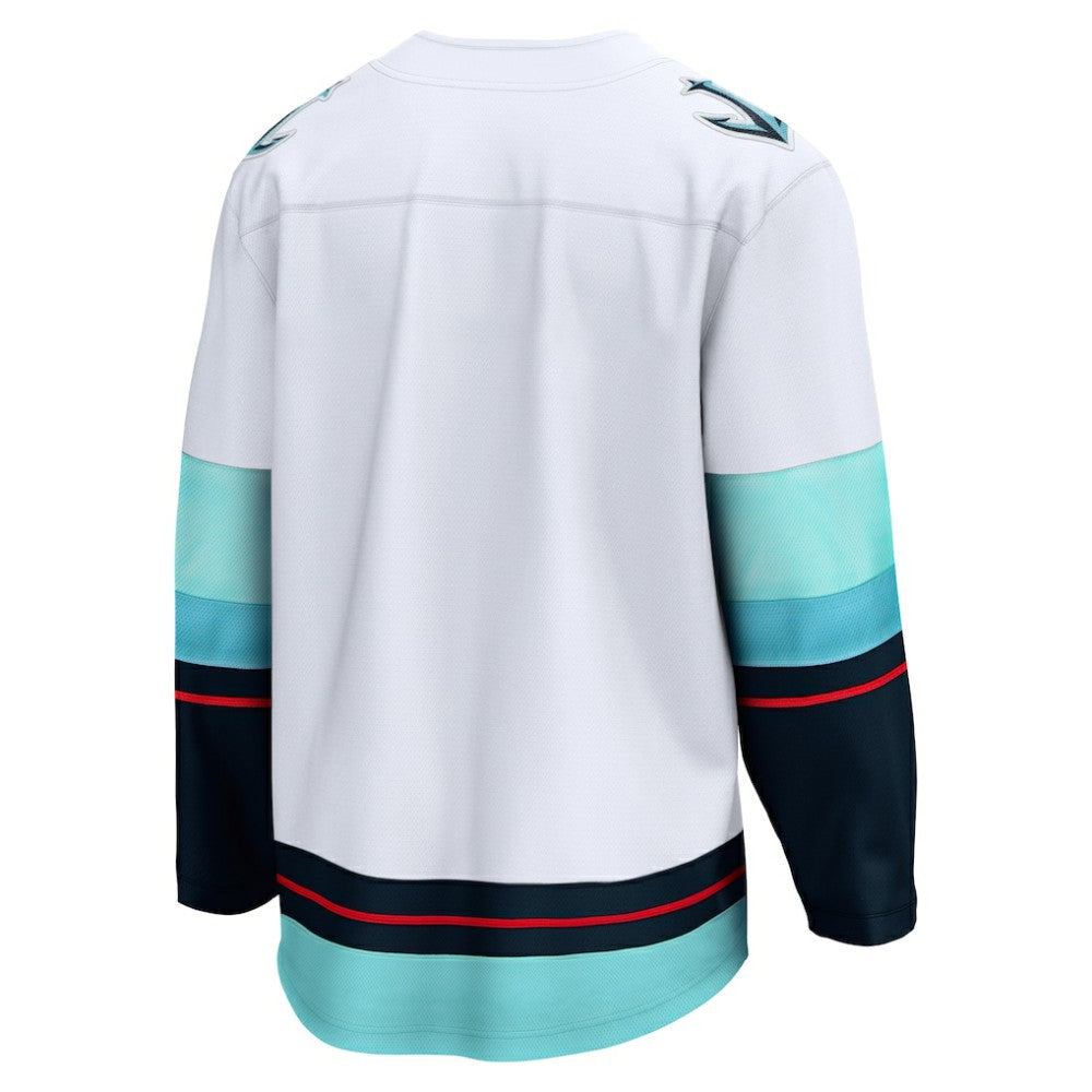 NHL White Seattle Kraken Fanatics Away Breakaway Jersey