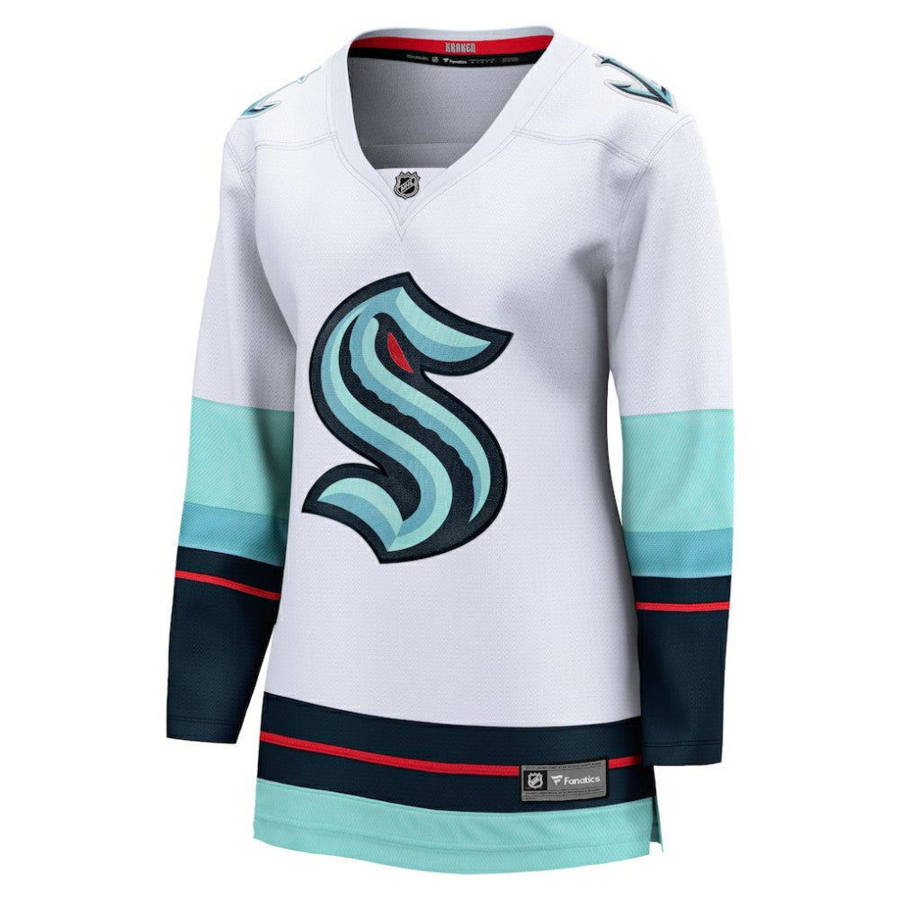NHL White Seattle Kraken Fanatics Women's Away Breakaway Jersey