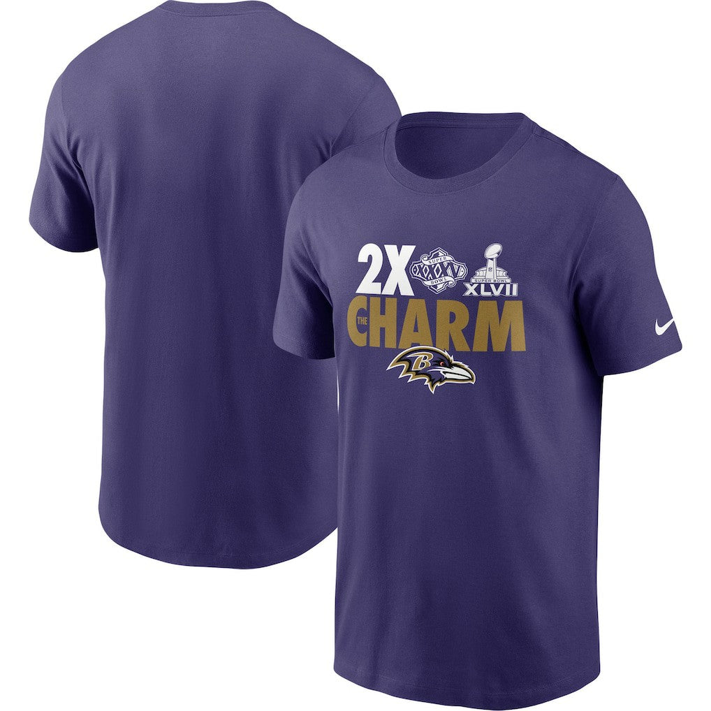 Hometown Collection 2x Super Bowl Champions T-Shirt - Baltimore Ravens