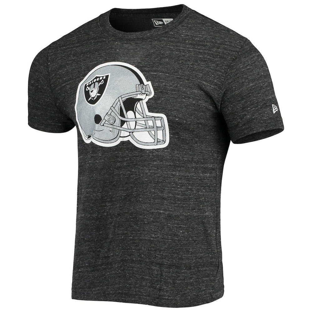 Helmet Logo Tri-Blend T-Shirt - Las Vegas Raiders