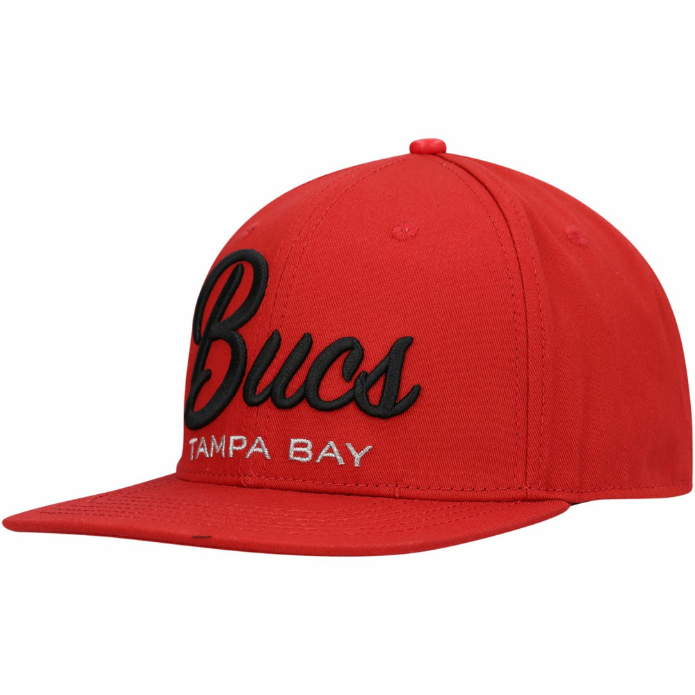 Pro Standard LV Super Bowl s Script Wordmark Snapback Hat - Tampa Bay Buccaneers
