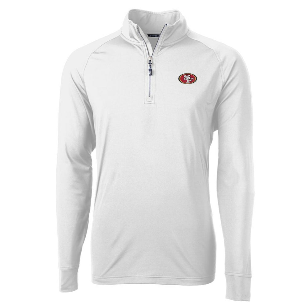 Cutter & Buck Adapt Eco Knit Quarter-Zip Pullover Jacket - San Francisco 49ers
