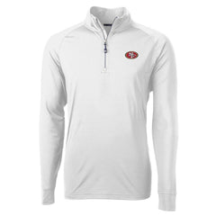 Cutter & Buck Adapt Eco Knit Quarter-Zip Pullover Jacket - San Francisco 49ers