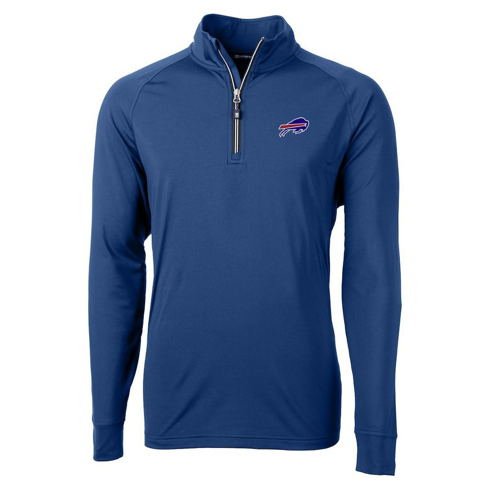 Cutter & Buck Adapt Eco Knit Quarter-Zip Pullover Jacket - Buffalo Bills