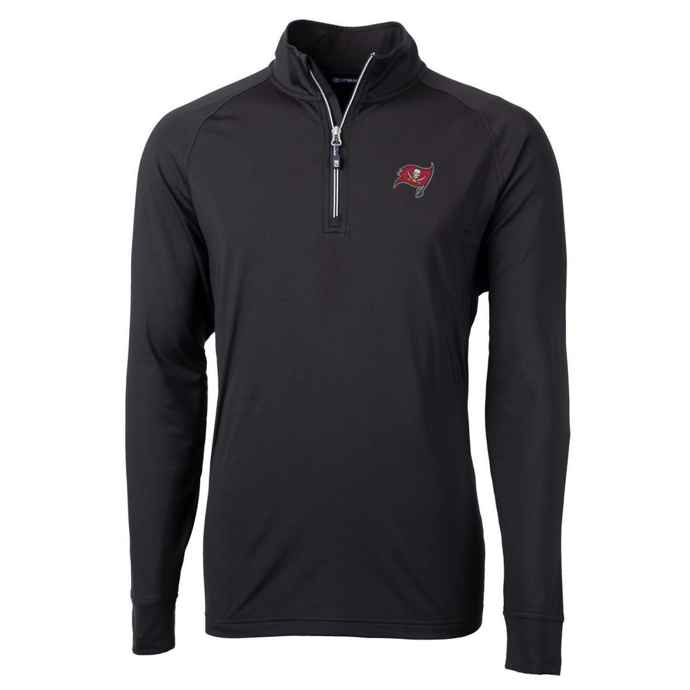 Cutter & Buck Adapt Eco Knit Quarter-Zip Pullover Jacket - Tampa Bay Buccaneers