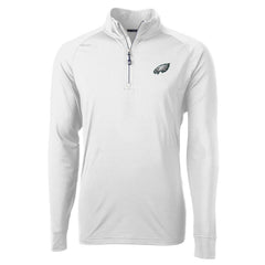 Cutter & Buck Adapt Eco Knit Quarter-Zip Pullover Jacket - Philadelphia Eagles