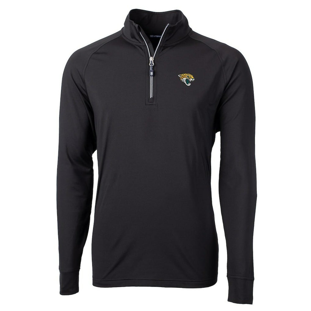 Cutter & Buck Adapt Eco Knit Quarter-Zip Pullover Jacket - Jacksonville Jaguars