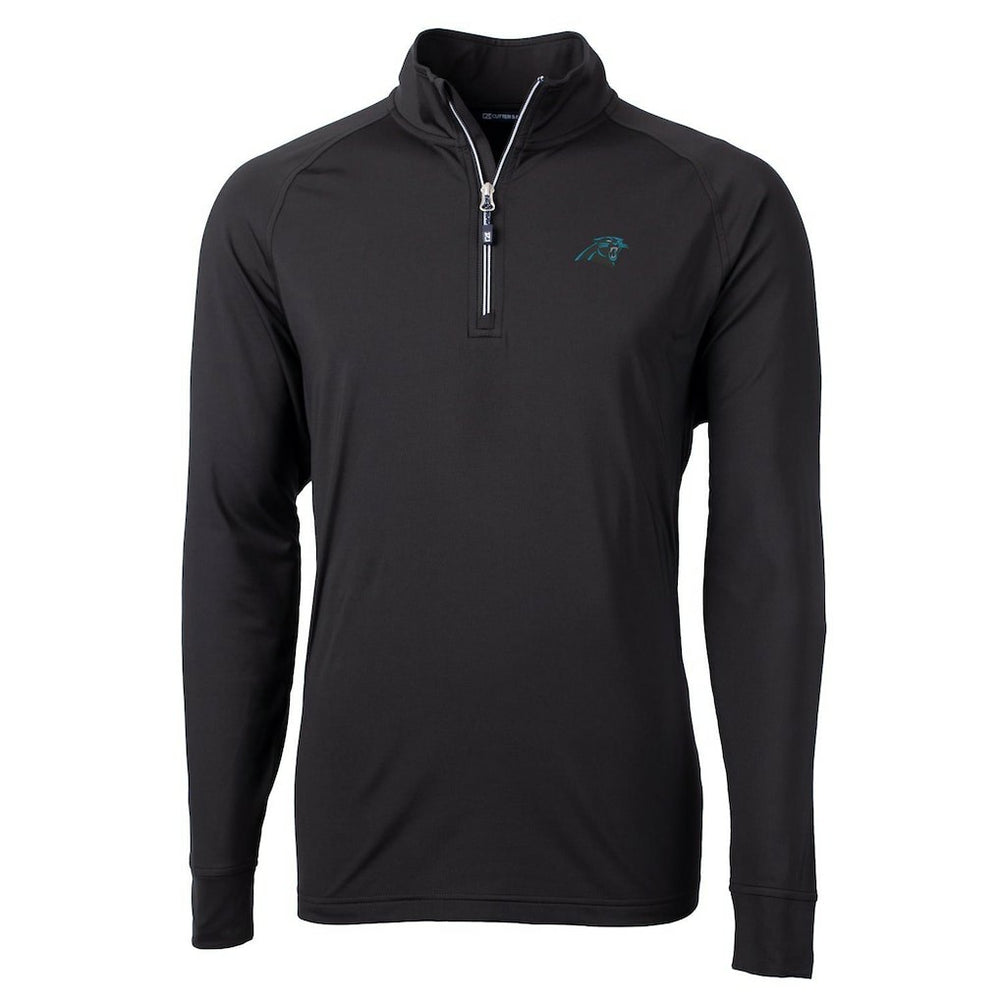 Cutter & Buck Adapt Eco Knit Quarter-Zip Pullover Jacket - Carolina Panthers