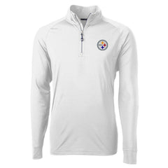 Cutter & Buck Adapt Eco Knit Quarter-Zip Pullover Jacket - Pittsburgh Steelers