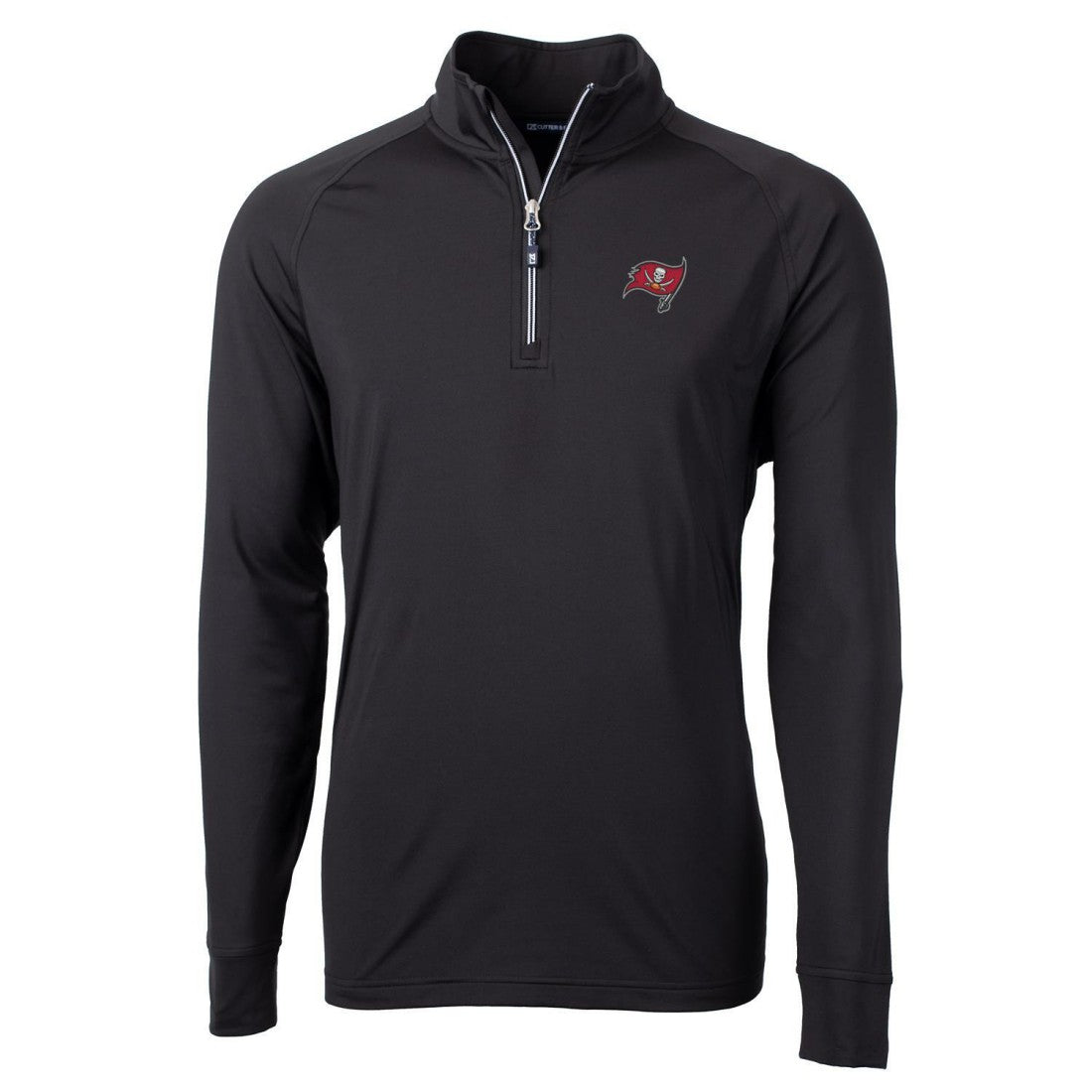 Cutter & Buck Big & Tall Adapt Eco Knit Quarter-Zip Pullover Jacket - Tampa Bay Buccaneers