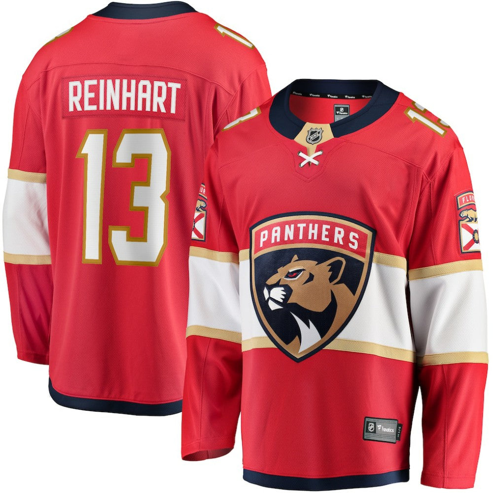 NHL Red Sam Reinhart Florida Panthers Fanatics Breakaway Player Jersey