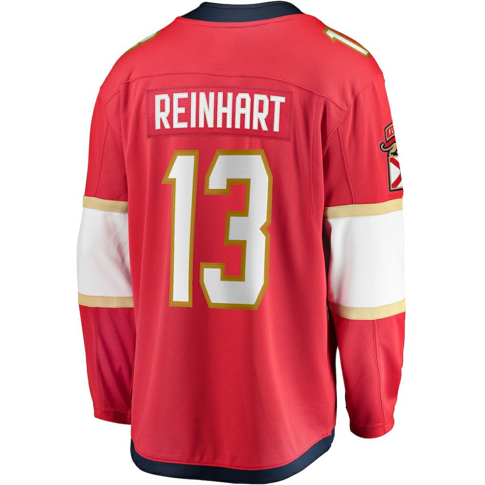 NHL Red Sam Reinhart Florida Panthers Fanatics Breakaway Player Jersey