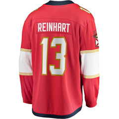 NHL Red Sam Reinhart Florida Panthers Fanatics Breakaway Player Jersey
