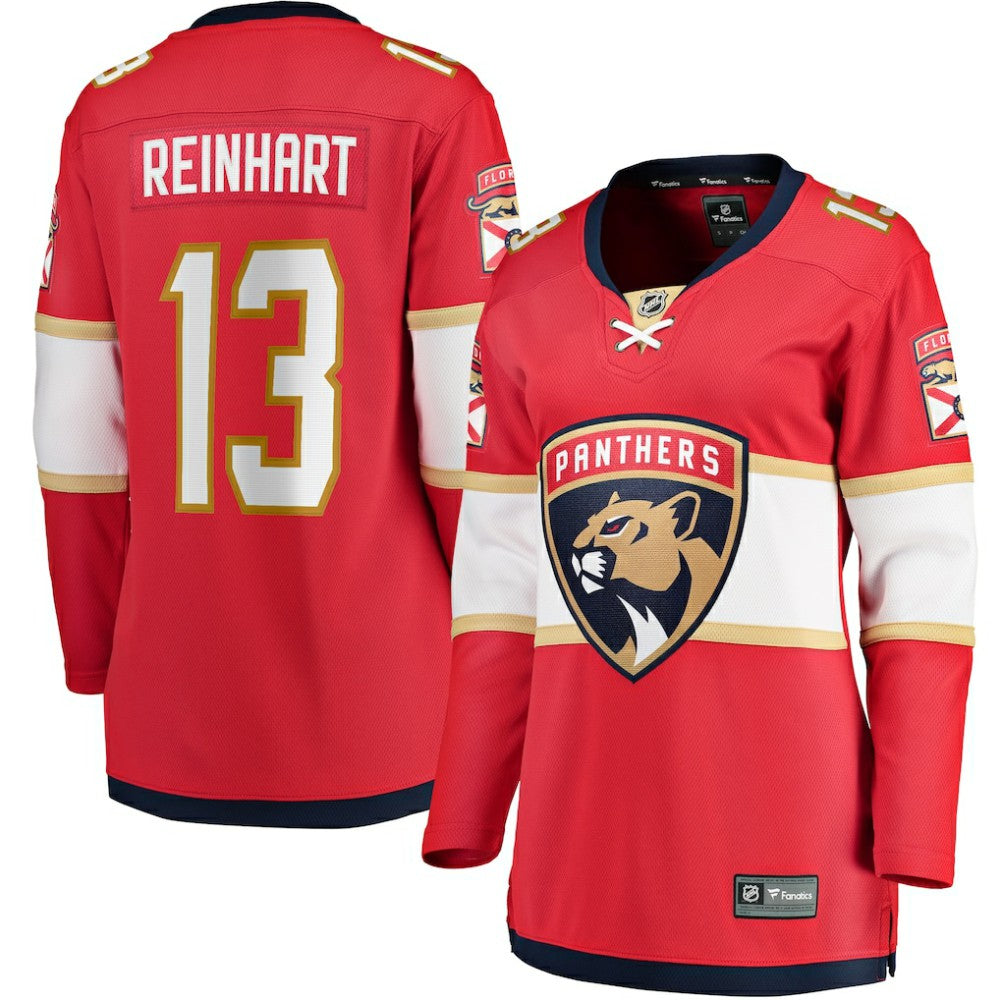 NHL Red Sam Reinhart Florida Panthers Fanatics Women's Breakaway Player Jersey