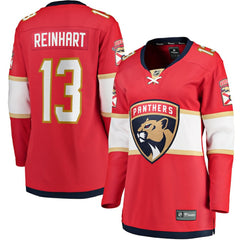 NHL Red Sam Reinhart Florida Panthers Fanatics Women's Breakaway Player Jersey