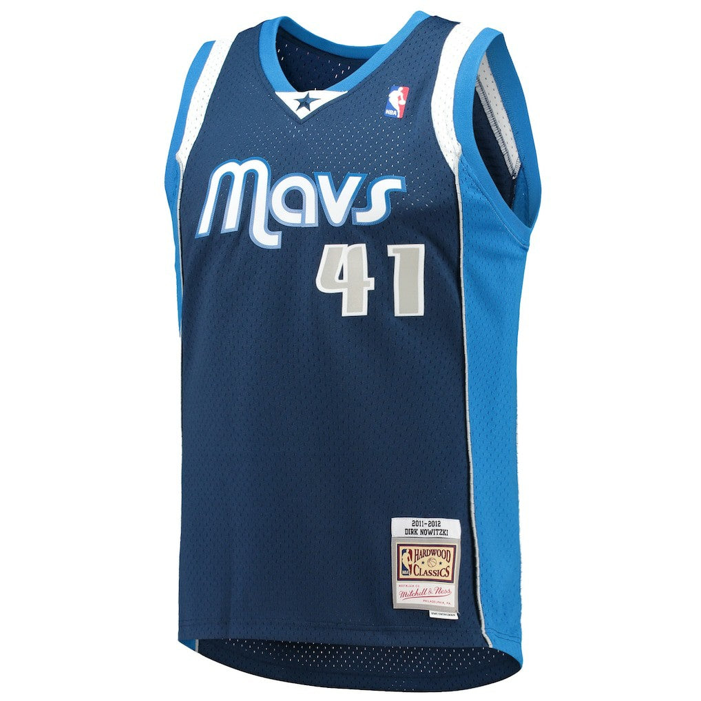 NBA Dirk Nowitzki Dallas Mavericks 2011/12 Hardwood Classics Swingman Jersey sale