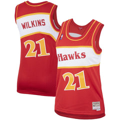NBA Dominique Wilkins Atlanta Hawks Women's Hardwood Classics Swingman Jersey