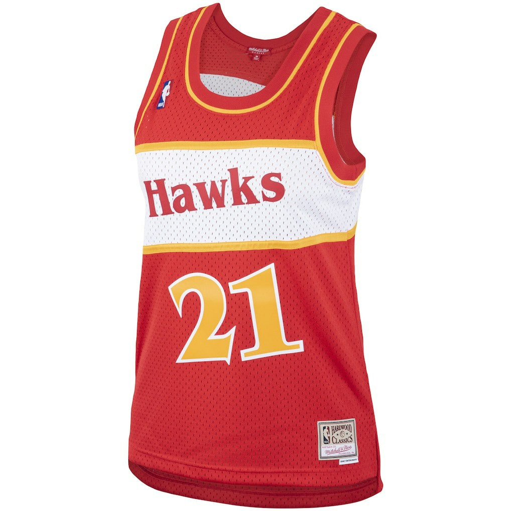 NBA Dominique Wilkins Atlanta Hawks Women's Hardwood Classics Swingman Jersey