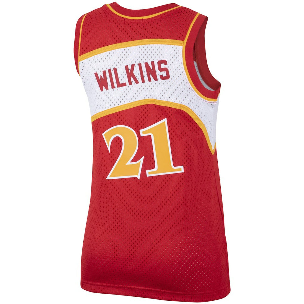 NBA Dominique Wilkins Atlanta Hawks Women's Hardwood Classics Swingman Jersey