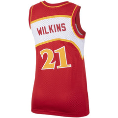 NBA Dominique Wilkins Atlanta Hawks Women's Hardwood Classics Swingman Jersey