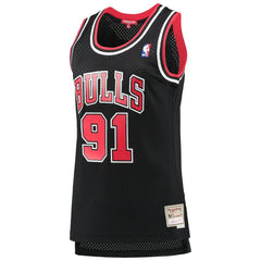 NBA Dennis Rodman Chicago Bulls Women's Hardwood Classics Swingman Jersey sale