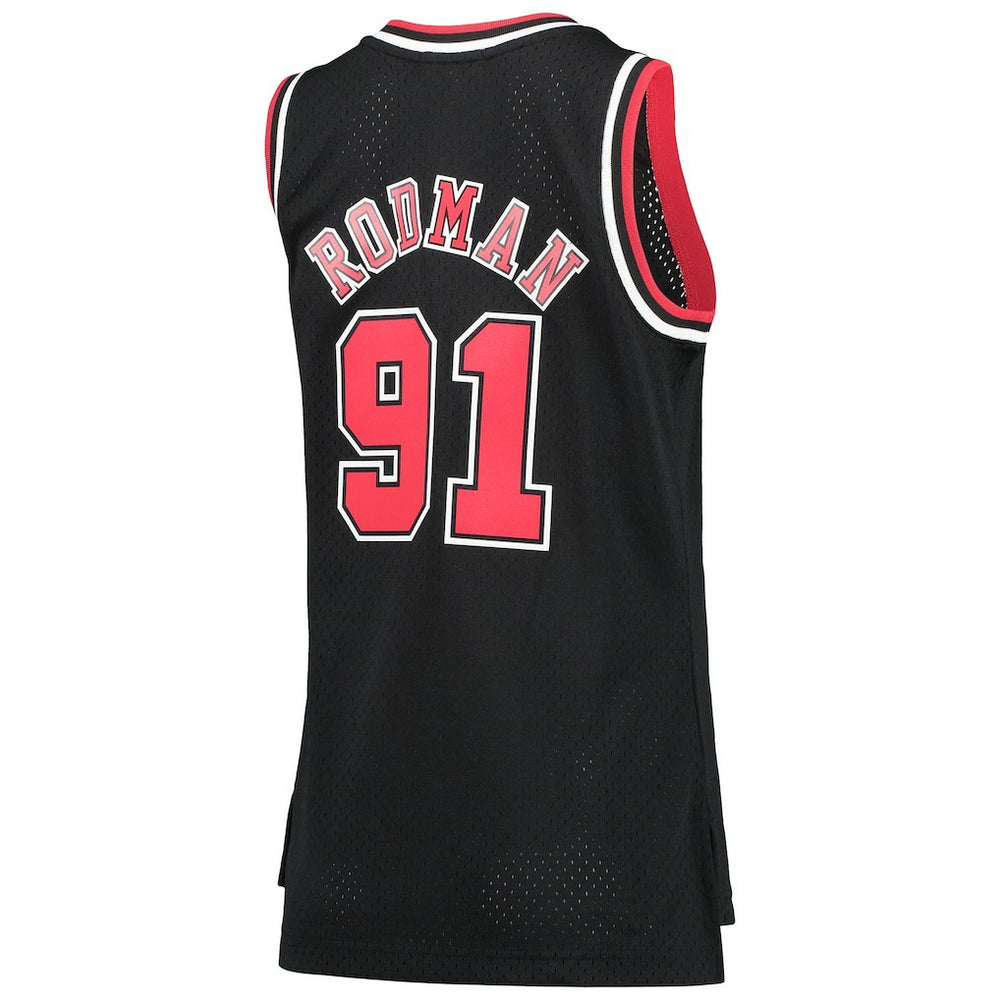 NBA Dennis Rodman Chicago Bulls Women's Hardwood Classics Swingman Jersey sale