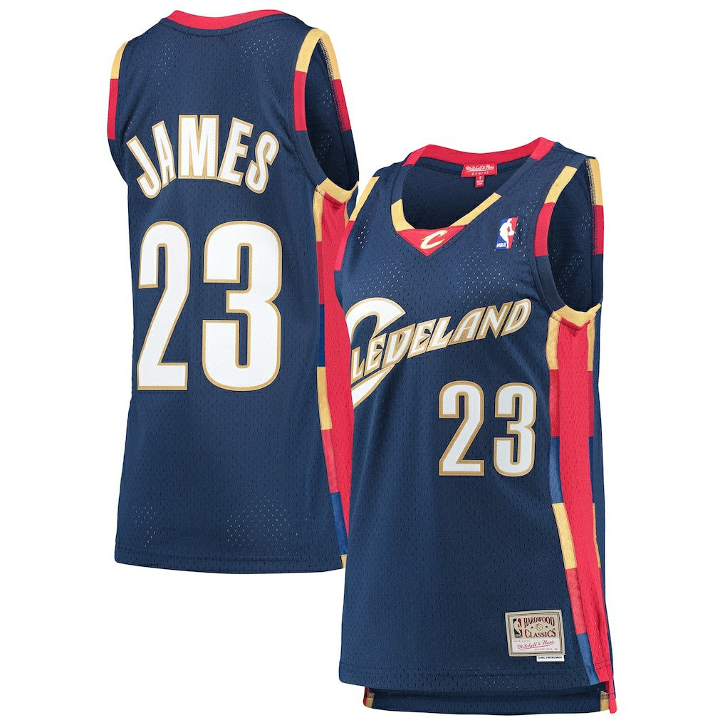 NBA LeBron James Cleveland Cavaliers Women's Hardwood Classics Swingman Jersey sale